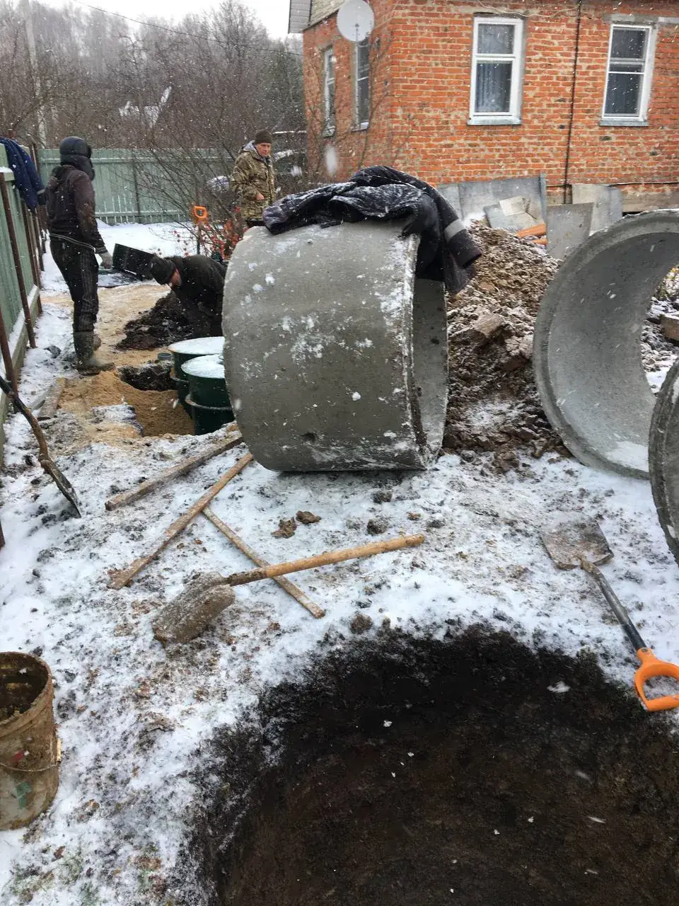Монтаж септика Удача 1 в Пахомово